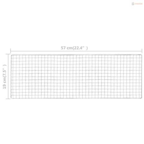 Hordozható kempinggrill 60 x 22,5 x 33 cm