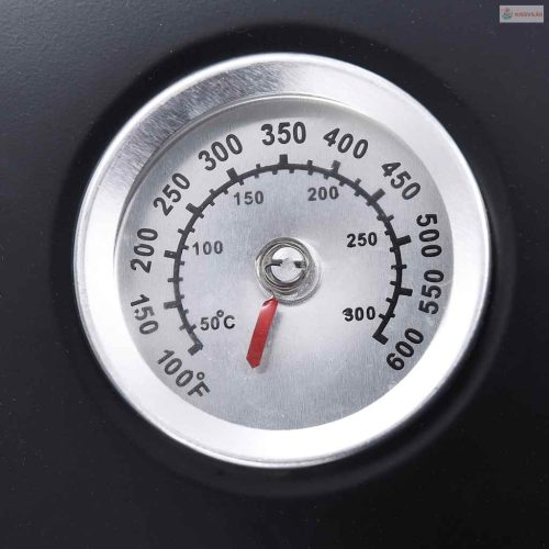 3 az 1-ben faszenes füstölő grillsütő 40 x 80 cm