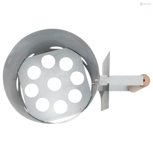 Horganyzott acél begyújtókémény faszenes grillezőhöz