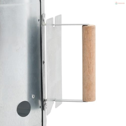 Horganyzott acél begyújtókémény faszenes grillezőhöz