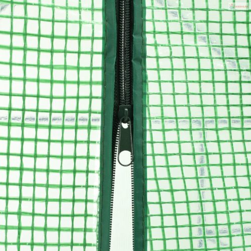 Acél melegház 12 polccal 143 x 214 x 196 cm