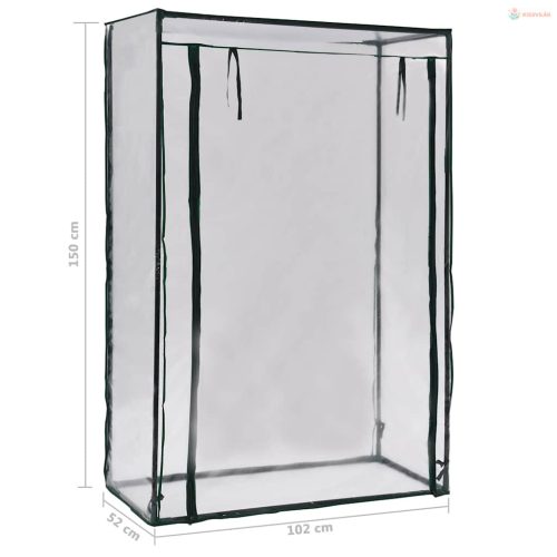 Zöldséges melegház 102 x 52 x 150 cm