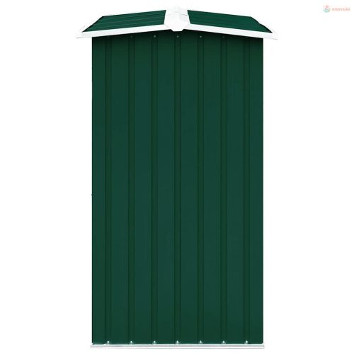 Zöld horganyzott acél kerti tűzifatároló 172 x 91 x 154 cm