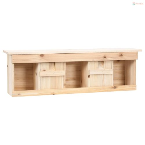 5 kamrás fenyőfa verébház 68 x 15 x 21 cm