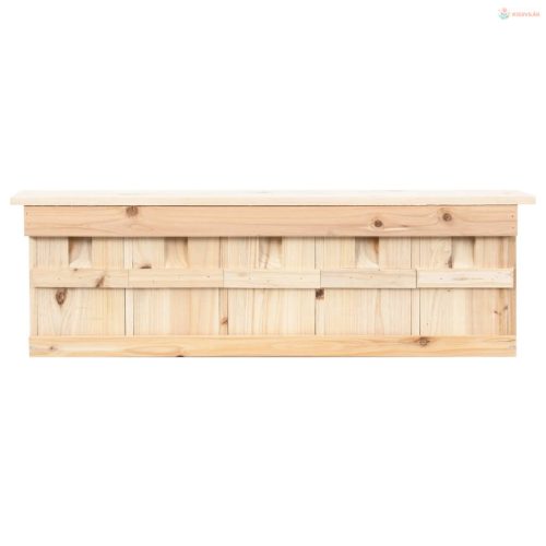 5 kamrás fenyőfa verébház 68 x 15 x 21 cm