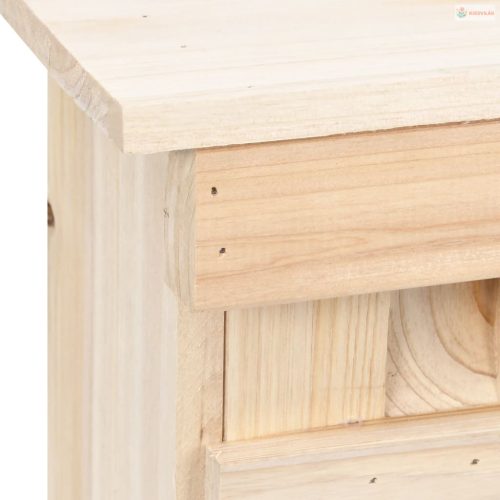 5 kamrás fenyőfa verébház 68 x 15 x 21 cm