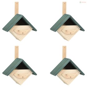 4 db fenyőfa madárház 24 x 16 x 30 cm