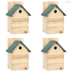 4 db fenyőfa madárház 23 x 19 x 33 cm