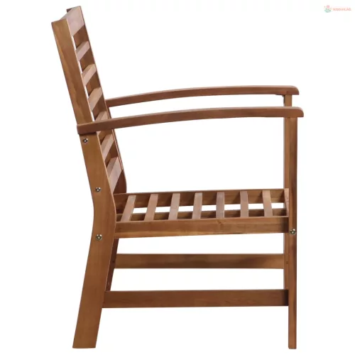 4-részes tömör akácfa kerti társalgószett