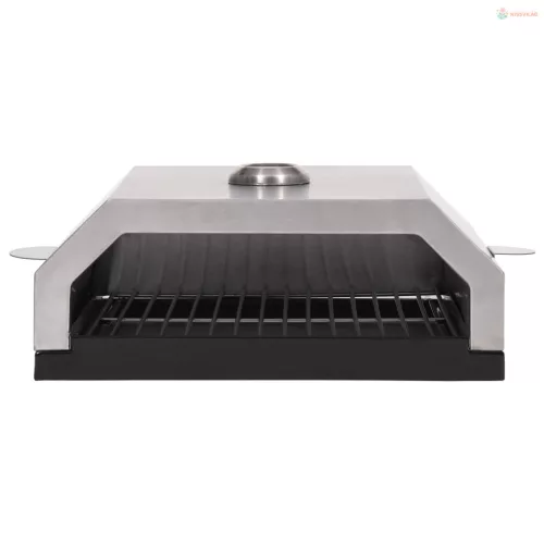 Pizzasütő kerámialappal gázüzemű/faszenes grillezőhöz