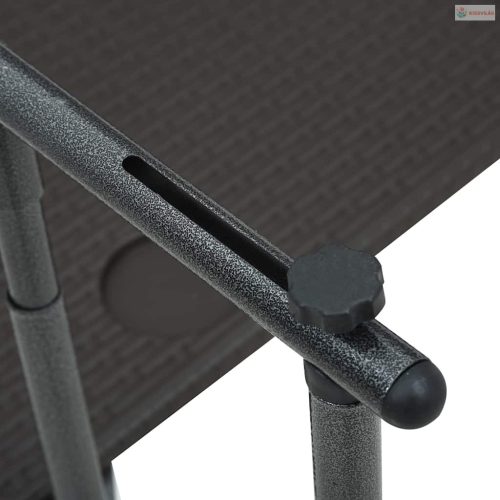 Barna rattan hatású műanyag függő erkélyasztal 60x64x83,5 cm