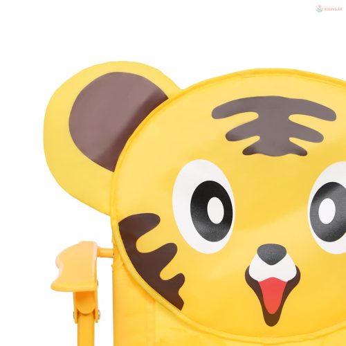 3 részes sárga kerti gyerekbisztrószett napernyővel