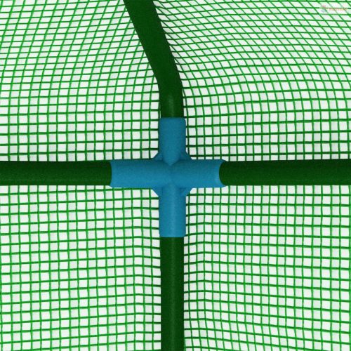 0,5 m²-es acélvázas melegház 1 x 0,5 x 1,9 m