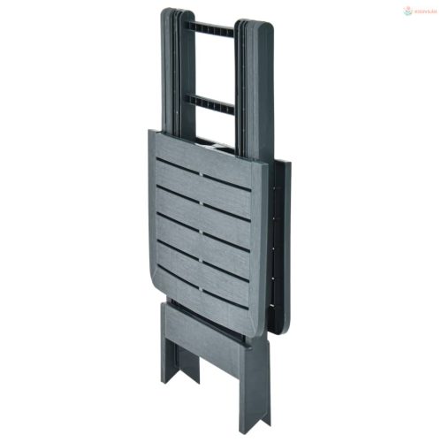 Zöld műanyag összecsukható kerti asztal 79 x 72 x 70 cm