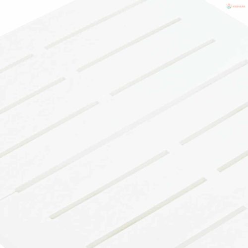 Fehér műanyag összecsukható kerti asztal 45 x 43 x 50 cm