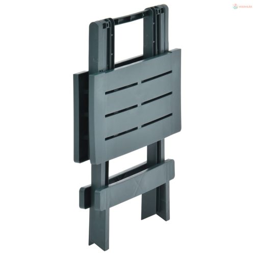 Zöld műanyag összecsukható kerti asztal 45 x 43 x 50 cm