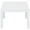 Fehér műanyag kerti asztal 78 x 55 x 38 cm