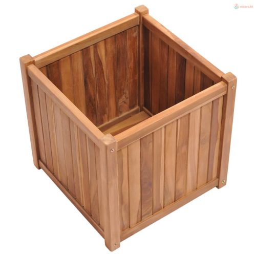 Tömör tíkfa magaságyás 50 x 50 x 50 cm