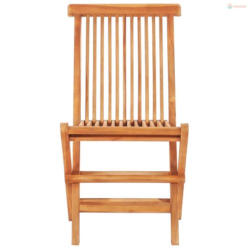 3 részes összecsukható tömör tíkfa bisztrószett