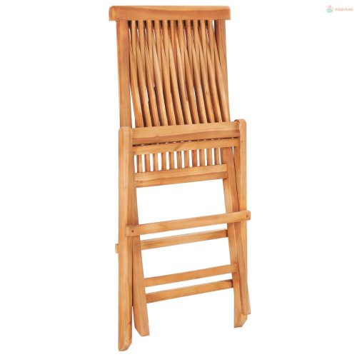 3 részes összecsukható tömör tíkfa bisztrószett