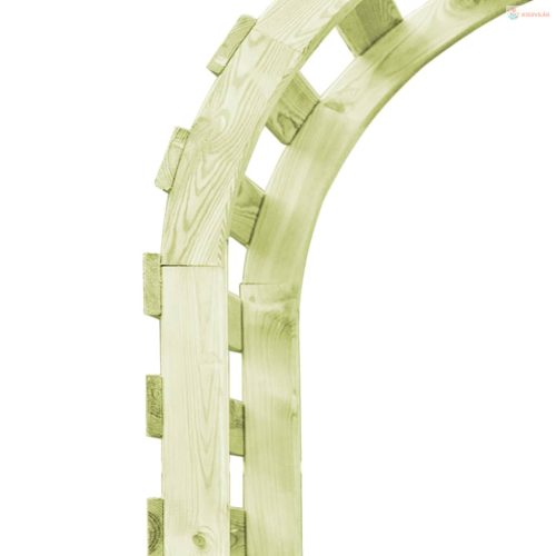 Impregnált fenyőfa kerti pergola 130 x 60 x 230 cm