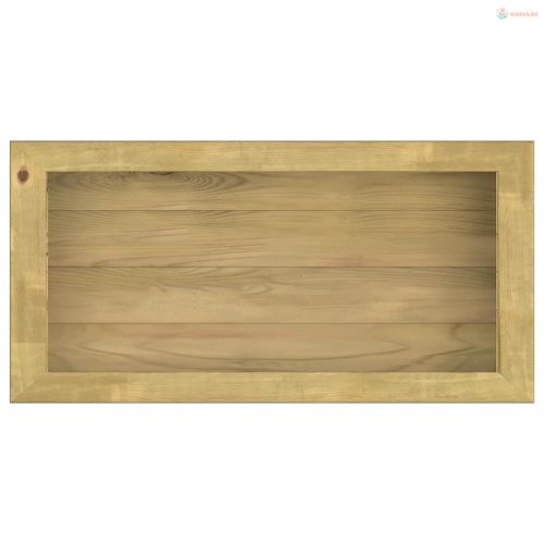 Impregnált fenyőfa magaságyás 100 x 50 x 50 cm