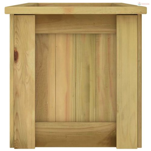 Impregnált fenyőfa magaságyás 196 x 50 x 50 cm