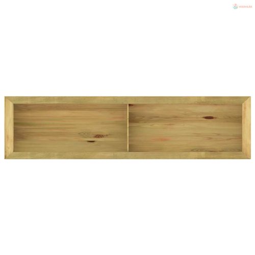 Impregnált fenyőfa magaságyás 196 x 50 x 50 cm