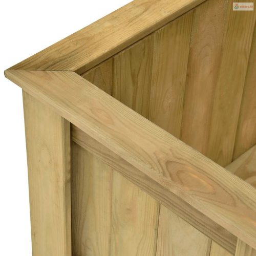 Impregnált fenyőfa magaságyás 196 x 50 x 50 cm