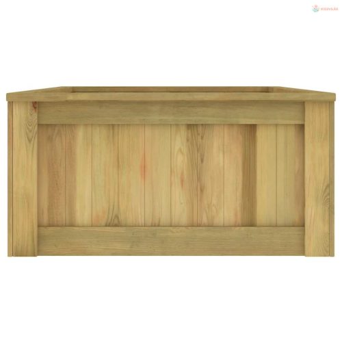 Impregnált fenyőfa magaságyás 196 x 100 x 50 cm