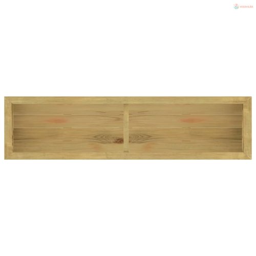 Impregnált fenyőfa magaságyás 196 x 50 x 100 cm