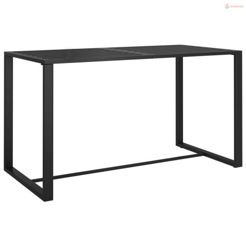 6 részes antracitszürke alumínium kerti ülőgarnitúra párnákkal