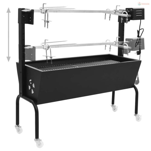 Elektromos rozsdamentes acél barbecue grillsütő