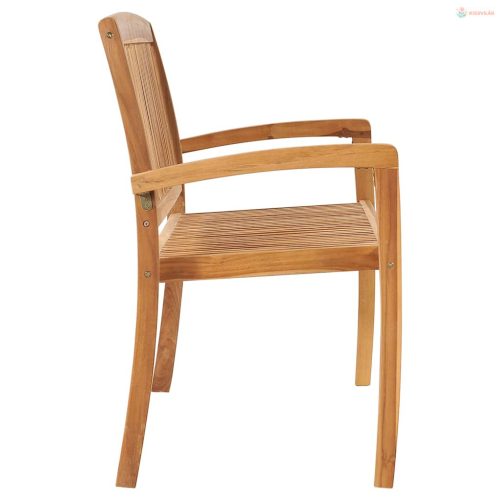 2 személyes tömör tíkfa kerti pad asztallal 120 cm