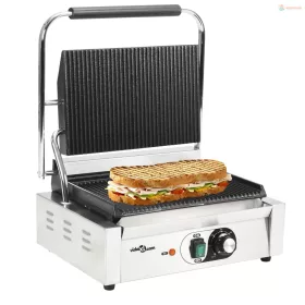 Bordás kontaktgrill 2200 W 43 x 30,5 x 20 cm