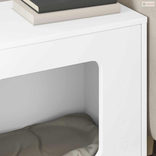 Macska Ház Fehér 51 x 30 x 42 cm Faanyag