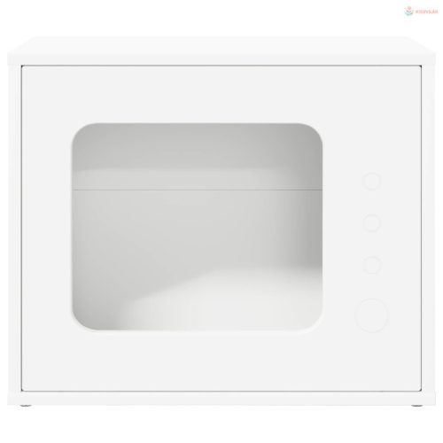 Macska Ház Fehér 51 x 30 x 42 cm Faanyag