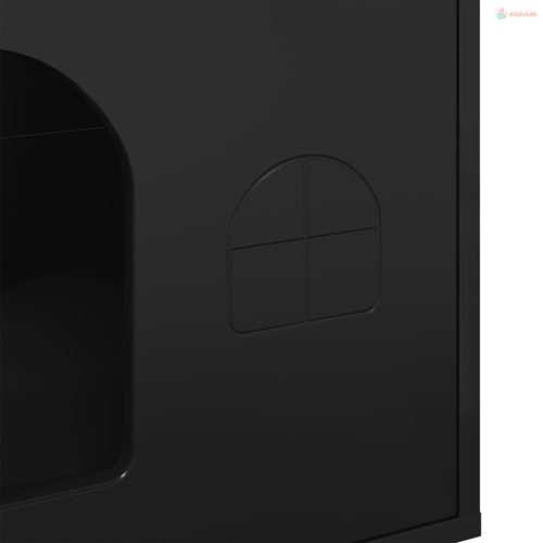 Macska Ház Fekete 51 x 30 x 52 cm Faanyag