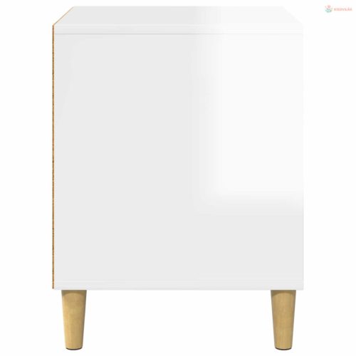 Macska Ház Fényes Fehér 42,5 x 40 x 53 cm Faanyag