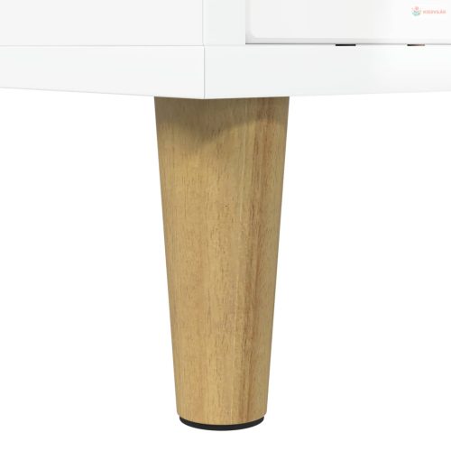 Macska Ház Fényes Fehér 42,5 x 40 x 53 cm Faanyag