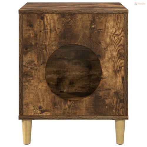 Macska Ház Füstölt tölgy 42,5 x 40 x 53 cm Faanyag