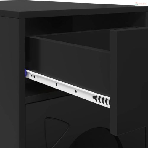 Macska Ház Fekete 72 x 42,5 x 70 cm Faanyag