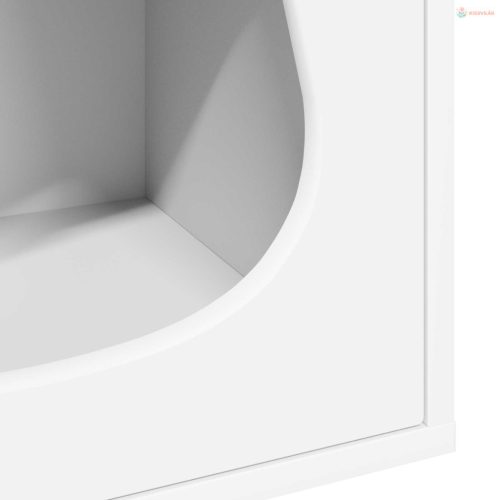 Macska Ház Fehér 42,5 x 40 x 53,5 cm Faanyag