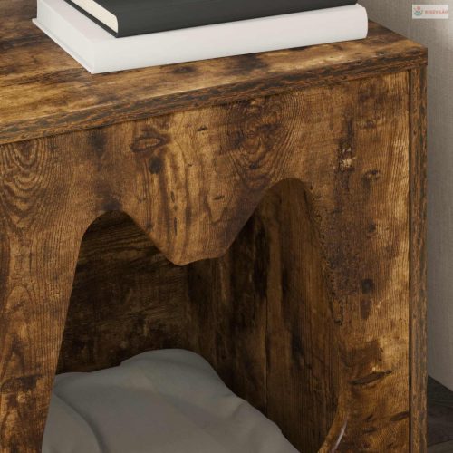 Macska Ház Füstölt tölgy 42,5 x 40 x 53,5 cm Faanyag