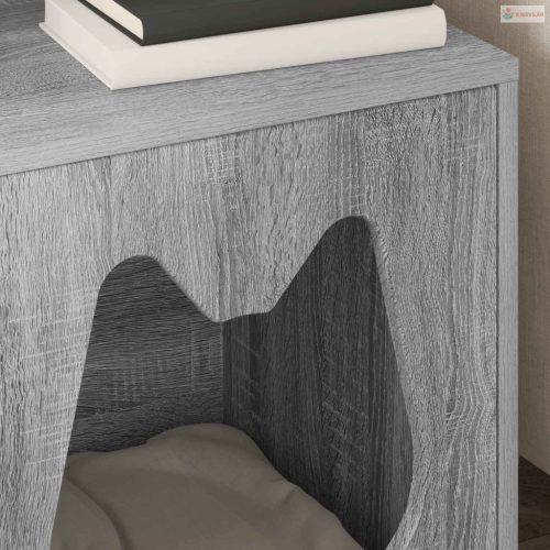 Macska Ház Szürke Sonoma 42,5 x 40 x 53,5 cm Faanyag