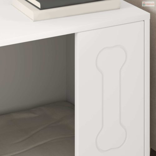 Kutyaház Fehér 44 x 42 x 49 cm Faanyag