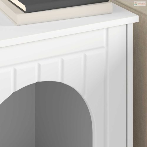 Macska Ház Fehér 53 x 52 x 62 cm Faanyag