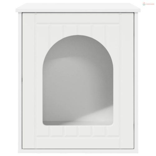 Macska Ház Fehér 53 x 52 x 62 cm Faanyag