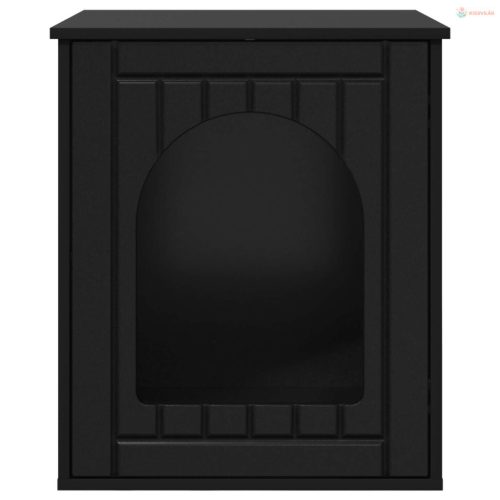 Macska Ház Fekete 53 x 52 x 62 cm Faanyag