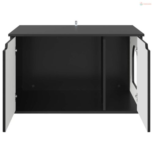 Macska Ház Fekete 85 x 55 x 50,5 cm Faanyag